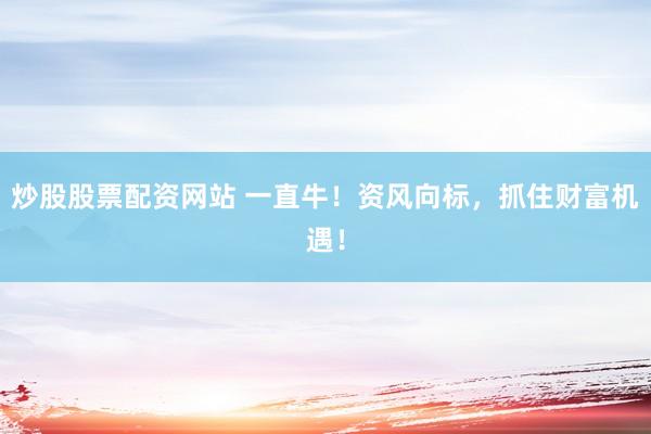 炒股股票配资网站 一直牛！资风向标，抓住财富机遇！