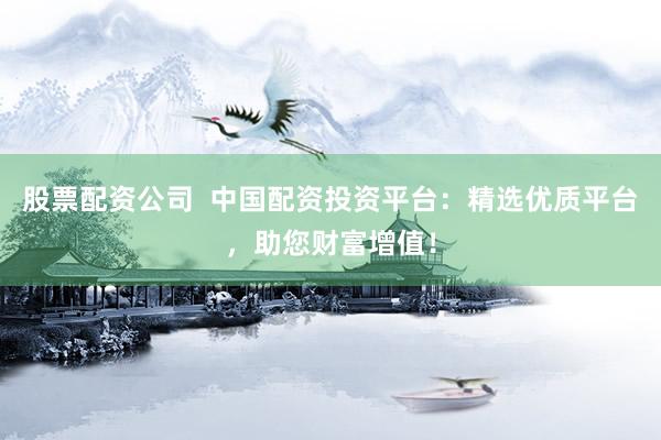 股票配资公司 中国配资投资平台:精选优质平台,助您财富增值!